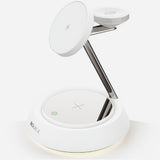 iQuick Twig 2 Multi Functions Wireless Charger with LED Ambient Light - White
