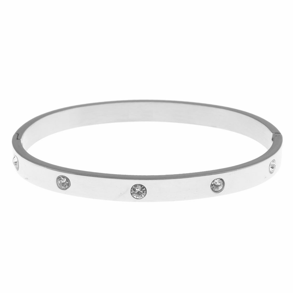 Stephen Oliver Silver Cz Station Bracelet