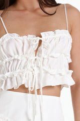 Lost In Lunar Women's Monaco Top - White