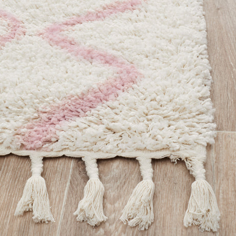 Saffron 11 Pink Runner Rug
