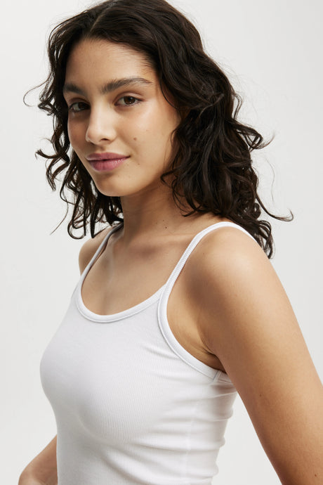 Cotton On Women's Byron Scoop Cami - White