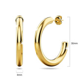 Bullion Gold Erica Gold Hoop Earrings