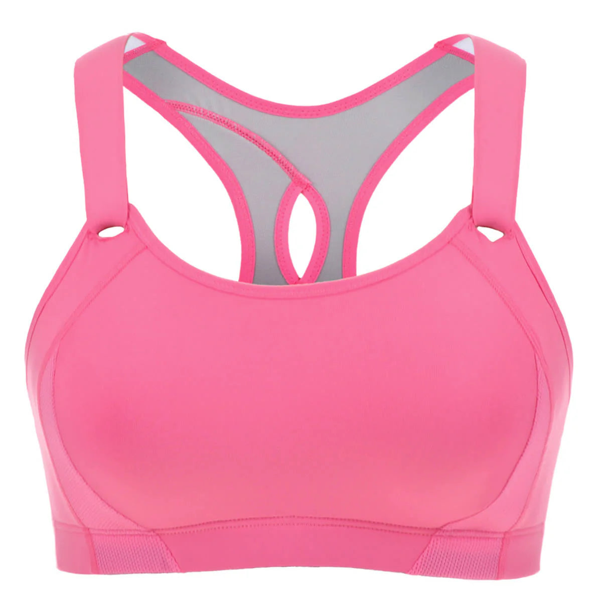 High Impact Lightly Padded Wireless Active Bra - Pink