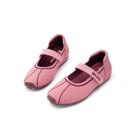 Sport Ballet Mary Jane Flats - Pink
