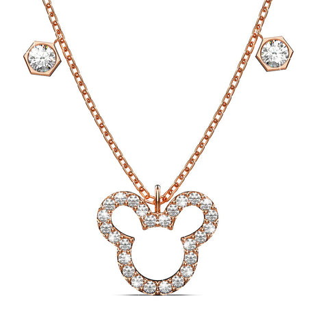 Krystal Couture Mickey Silhouette Pendant Necklace Embellished with SWAROVSKI Crystals