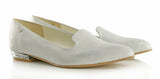 Bosccolo Womens Moccasin Lords - Silver Metalic