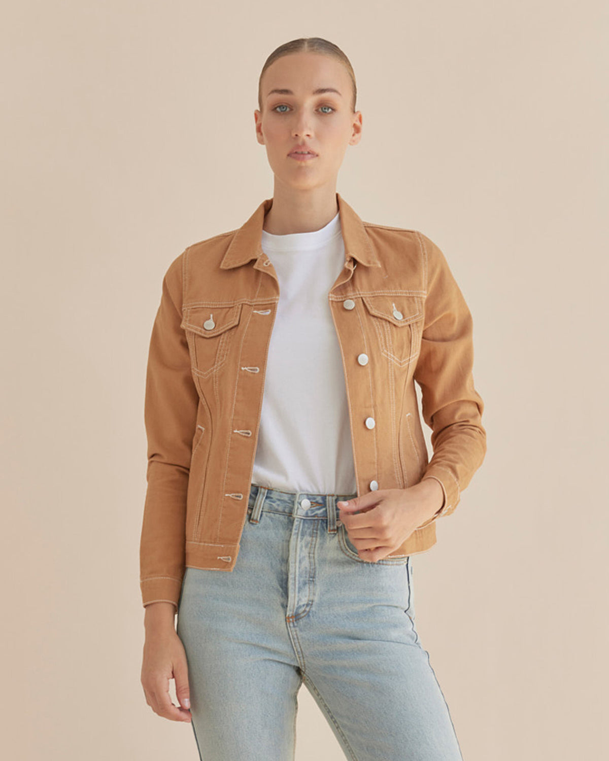 Amelius Alliance Drill Denim Jacket - Ochre