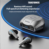 Transformers TWS Wireless Earphones Bluetooth V5.3 Rechargeable TF-T06 - Yellow