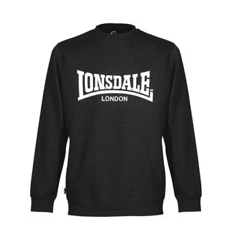 Lonsdale Men's Essential Crew Sweater - Black