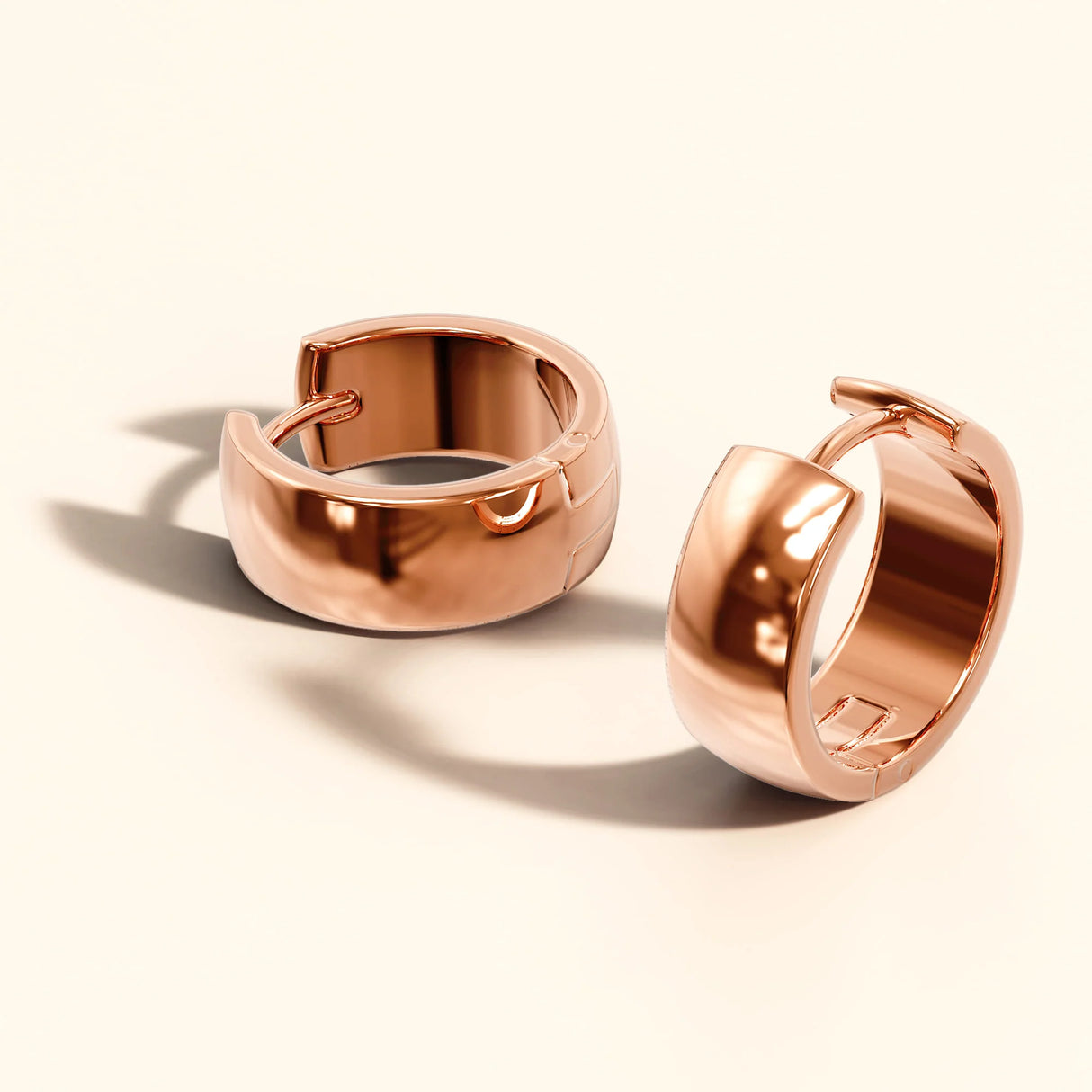 Bullion Gold Pure Bullion Rose Gold Hoops