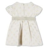 Karl Lagerfeld Girls Formal Jacquard Dress - Beige