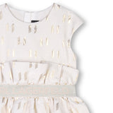 Karl Lagerfeld Girls Decorative Formal Dress - Beige
