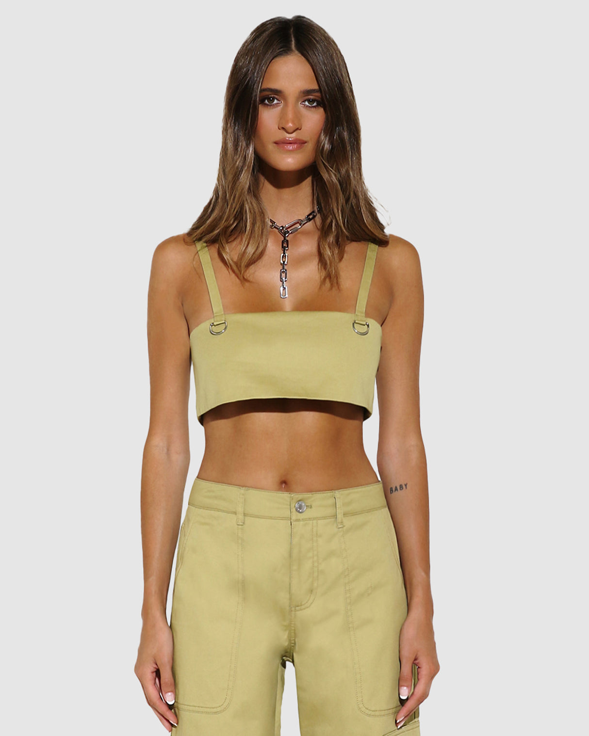 BY.DYLN Velah Top - Light Khaki