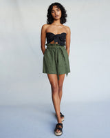 Amelius Sahara Linen Shorts - Khaki