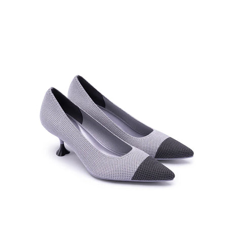 Corporate Color Block Kitten Heels - Lavender