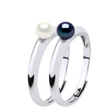 Manufacture Royale Ring Button Freshwater Pearl White 4-5mm