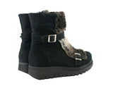 Bosccolo Womens Boots - Black Nubuck