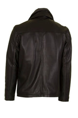 Mens Leather Jacket in Black