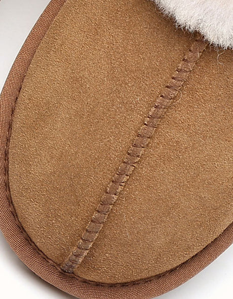 Muffin Slipper in Chestnut