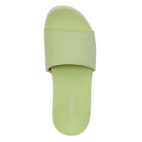 Vionic Val Slide - Pale Lime