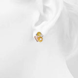 Boxed Butterfly Floral Stud & Star Flower Stud Earrings Set