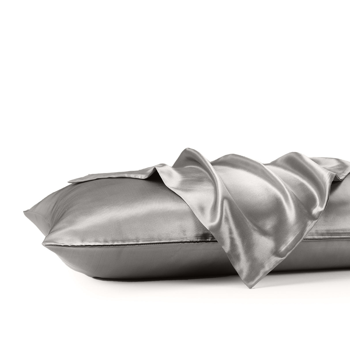 Royal Comfort 3pc Satin Sheet Set - Charcoal - King