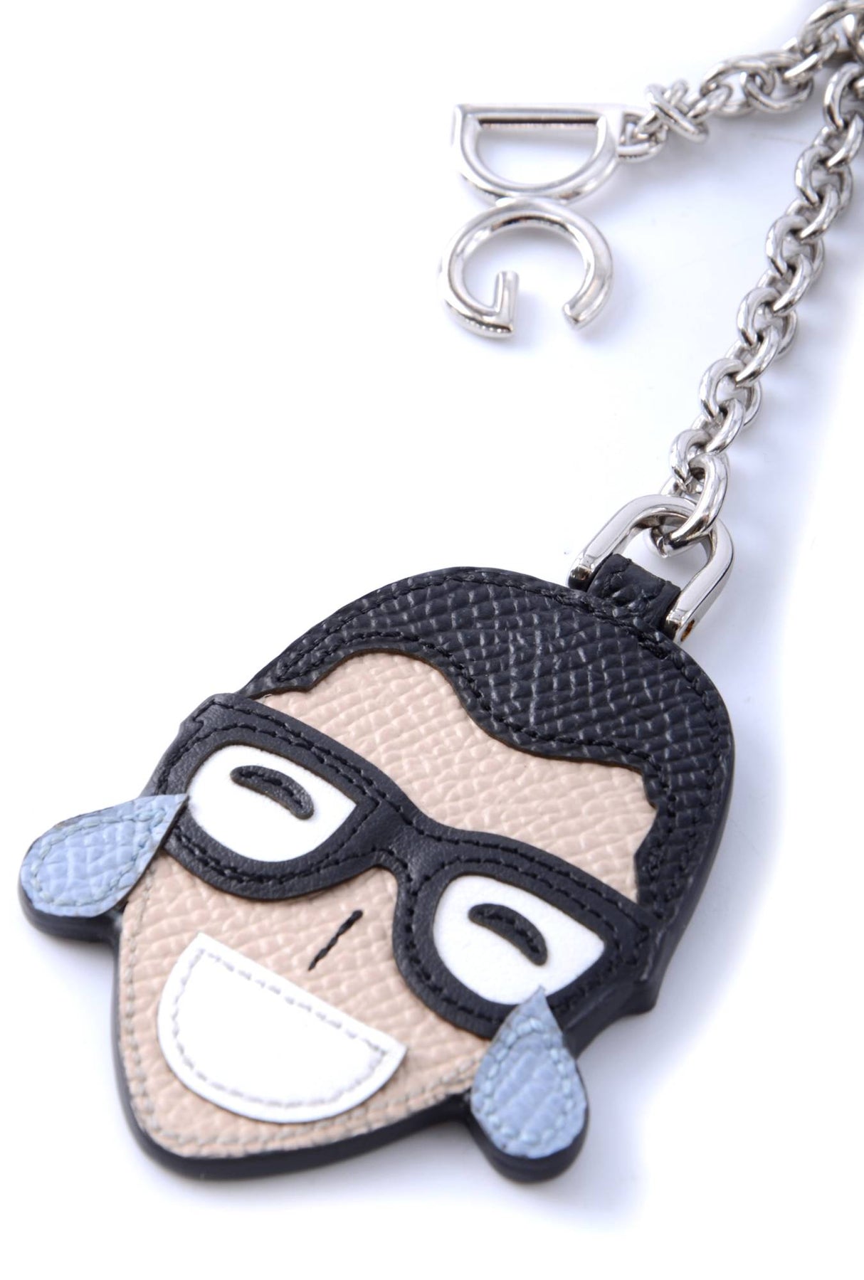 Dolce & Gabbana Men Designers Laughing Key Holder