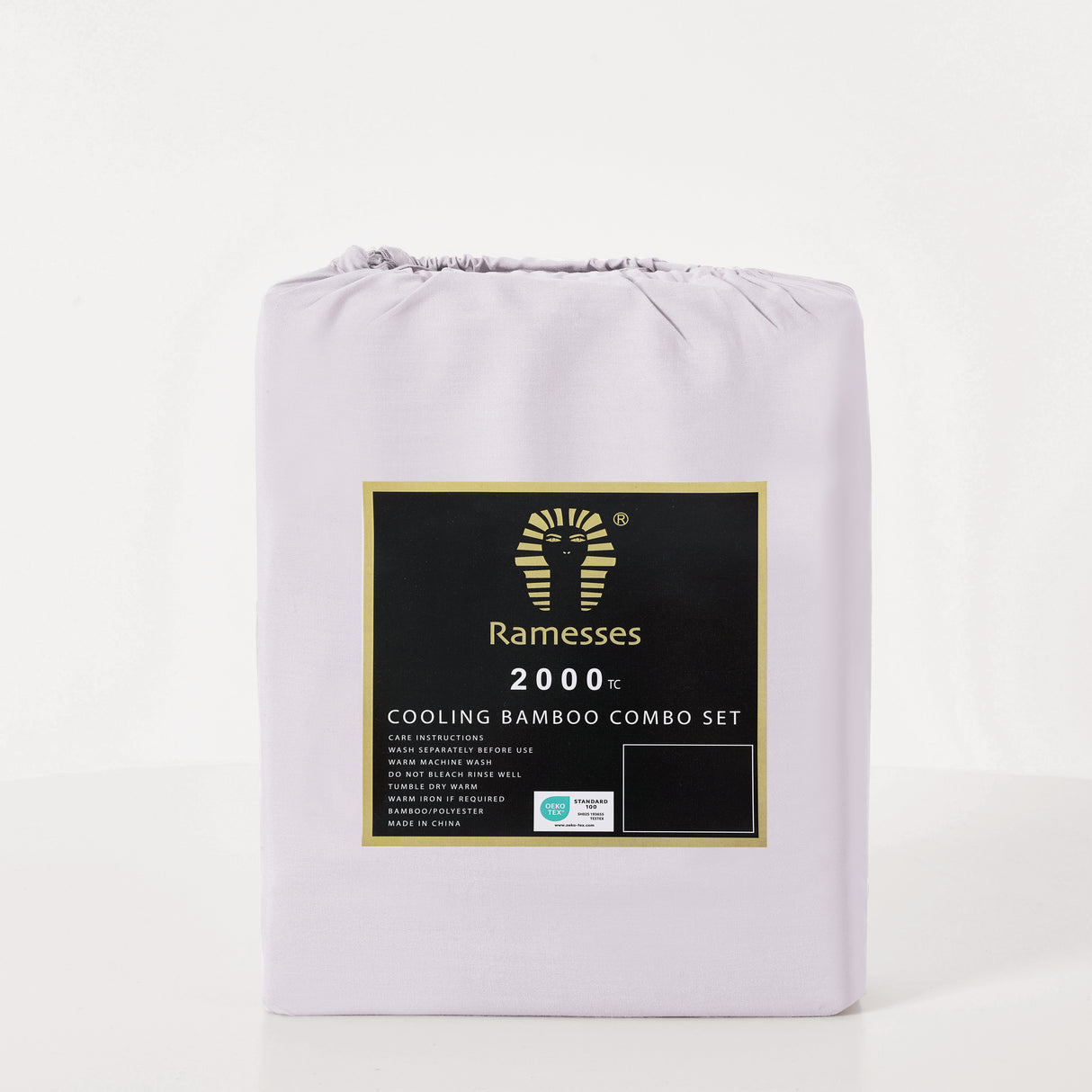 Ramesses 2000TC Cooling Bamboo Combo Set - Lavender Fog