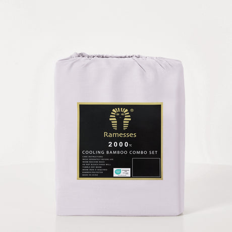 Ramesses 2000TC Cooling Bamboo Combo Set - Lavender Fog