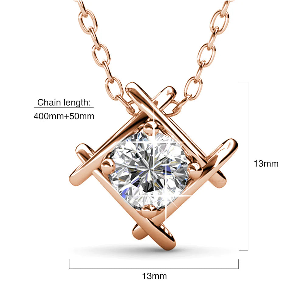 Krystal Couture Majestic Beauty Necklace Embellished with SWAROVSKI Crystals
