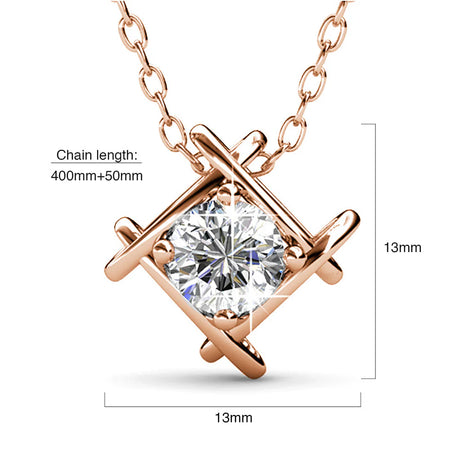Krystal Couture Majestic Beauty Necklace Embellished with SWAROVSKI Crystals