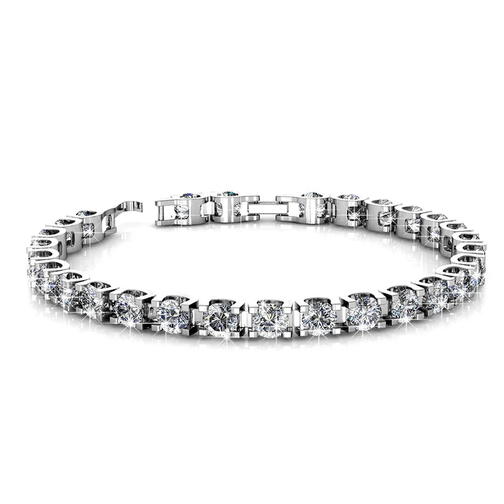Krystal Couture Princess Elena Bracelet Embellished with SWAROVSKI Crystals