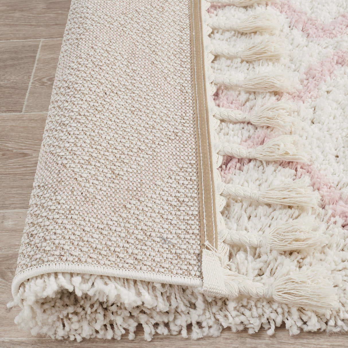 Saffron 11 Pink Runner Rug