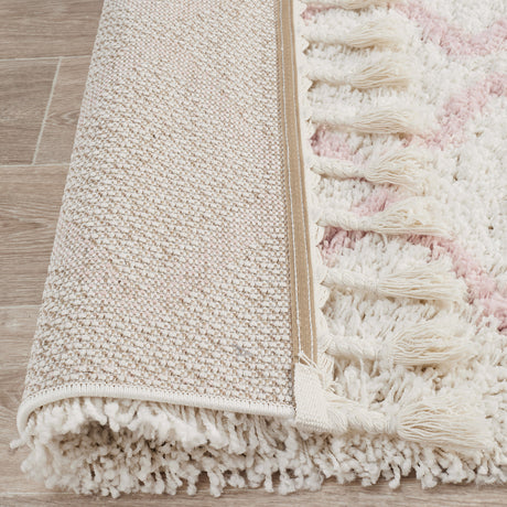 Saffron 11 Pink Runner Rug