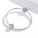Solid 925 Sterling Silver Lady Flora Pandora Inspired Bead Charm