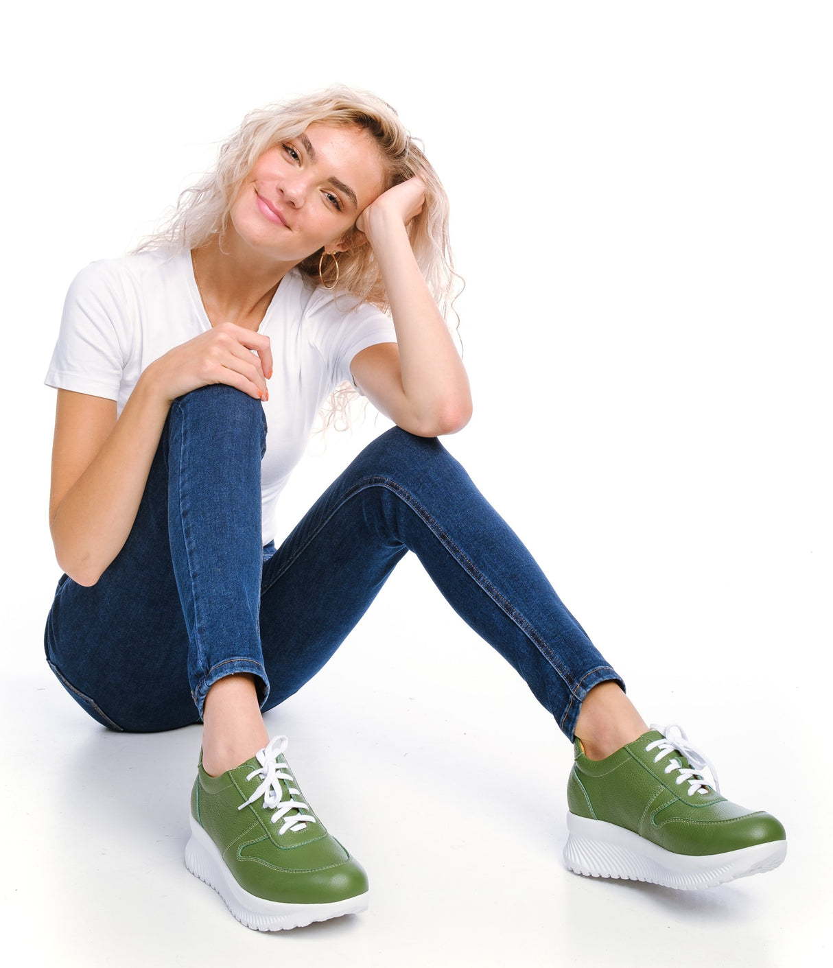 Bosccolo Womens Sneakers - Green