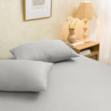 Sheraton Luxury Maison Egyptian Cotton Rich Fitted Sheet & Pillowcase Silver