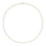 Necklace Gold - Natural White - Longueur 42 cm