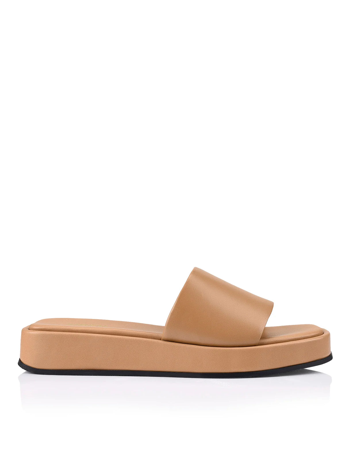 Siren Flatform Sandals - Soft Tan