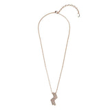 Boxed Zigzag Set Embellished with SWAROVSKI® Crystals In Rose Gold