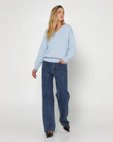 Madison The Label Rumi Knit Jumper - Powder Blue