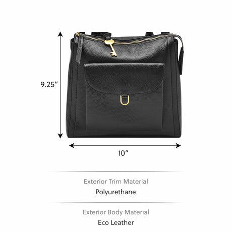 Fossil Parker Black Backpack