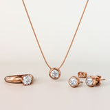 Krystal Couture Jewel In The Palace Solitaire Ring Embellished with SWAROVSKI Crystals