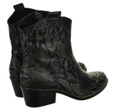 Bosccolo Womenscowgirl Boots - Grey Python