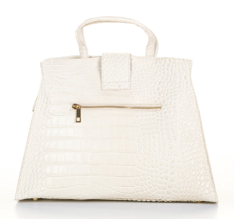 Bosccolo Handbag - Ecru/Croco
