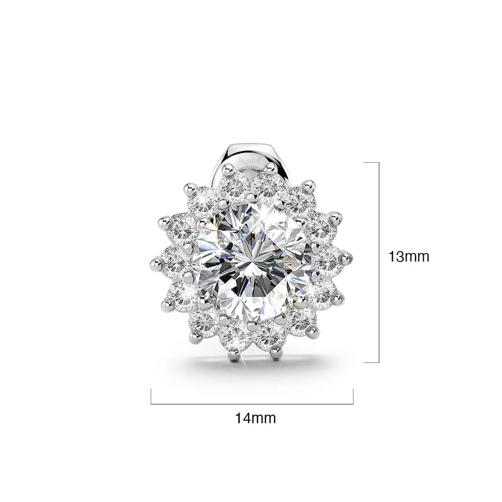 Maria Bloom Necklace Set Clear