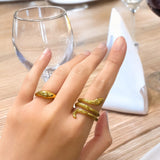 Bullion Gold Pinard Oval Ring in Gold