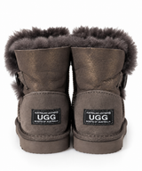 Australian Leather Ugg Classic 1Button - Chocolate Gold Glitter - AU8