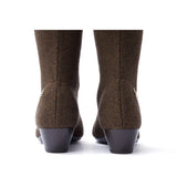 Stretch Over the Knee Boots - Coffee