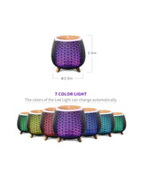 TODO 100Ml Humidifier Aromatherapy Diffuser 7 Colour Led Ultrasonic Mist - Black